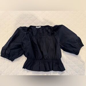 Stateside Black Cropped Going Out Top